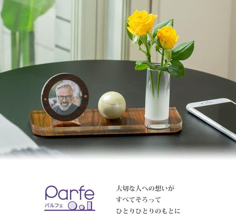 手元供養骨壷桂寛作蒔絵入り伝統工芸漆塗製